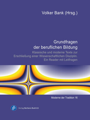 cover image of Grundfragen der beruflichen Bildung